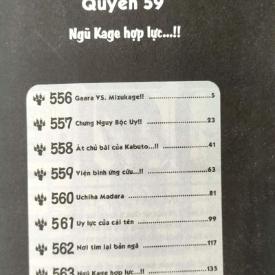 Sách - Naruto - Tập 59 - Ngũ Kage Hợp Lực…!! (Tái Bản 2025)