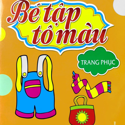 Bé Tập Tô Màu - Song Ngữ Anh-Việt - Trang Phục