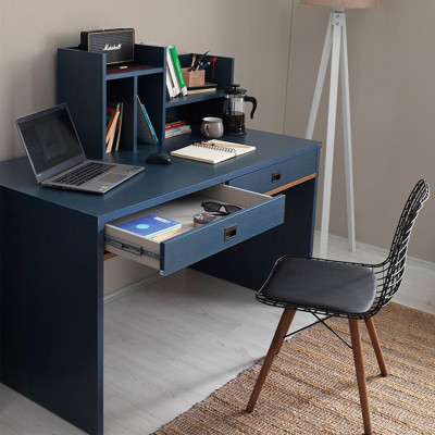 Bàn liền hộc bằng gỗ tiện dụng SMLIFE Delphine