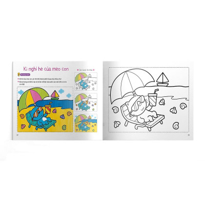 Sách - Bé Tập Tô Màu - Dành Cho Trẻ 3-6 Tuổi - Combo 6 Cuốn - Đông A