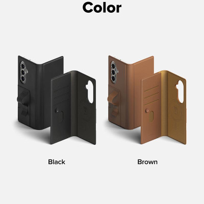 Ví từ tính RINGKE Folio Grip Wallet Magnetic cho Samsung Galaxy Z Fold 7 - Hàng Chính Hãng