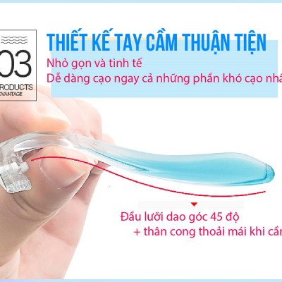 Set 2 dao cạo vùng Bikini nội địa NHẬT BẢN - Tặng túi zip 3 kẹo mật ong Senjaku