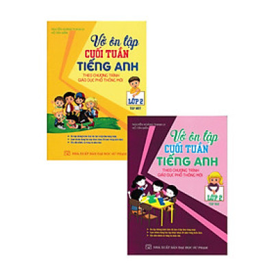 Combo Vở Ôn Tập Cuối Tuần Tiếng Anh Lớp 2 - Tập 1+2 (Theo Chương Trình Giáo Dục Phổ Thông Mới)_HA	