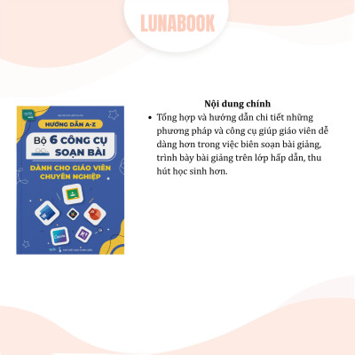 Combo 2 cuốn sách: Phương pháp giảng dạy & biên soạn giáo án dành cho mầm non, tiểu học, Bộ 6 công cụ soạn bài giáo viên