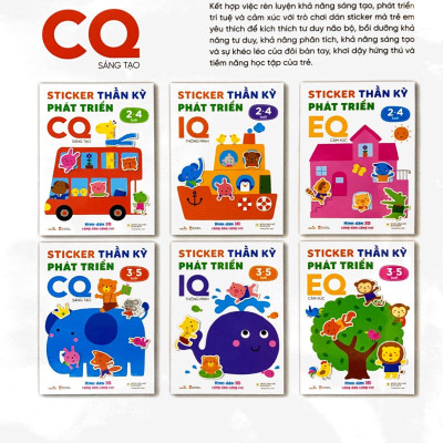 Sticker Thần Kỳ - Phát Triển CQ - Sáng Tạo (2-4 Tuổi)