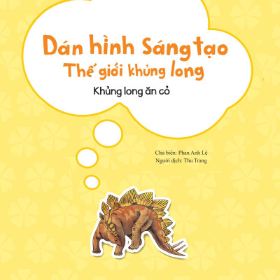 Dán Hình Sáng Tạo - Thế Giới Khủng Long - Khủng Long Ăn Cỏ