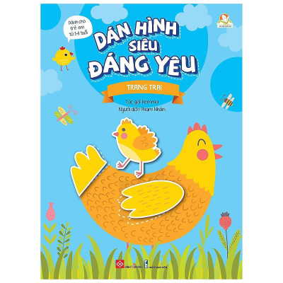 Sách - Dán Hình Siêu Đáng Yêu - Combo 6 Cuốn - Đinh Tị Books