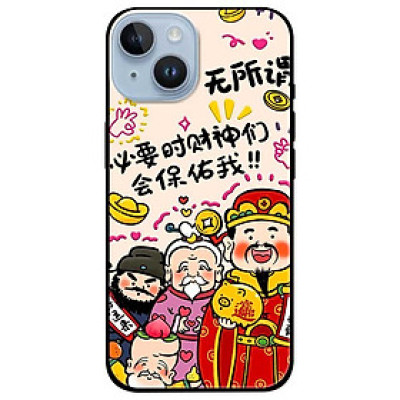 Ốp lưng dành cho Iphone 14 - 14 Plus - 14 Pro - 14 Pro Max - Ba Ông May Mắn - Hàng Chính Hãng