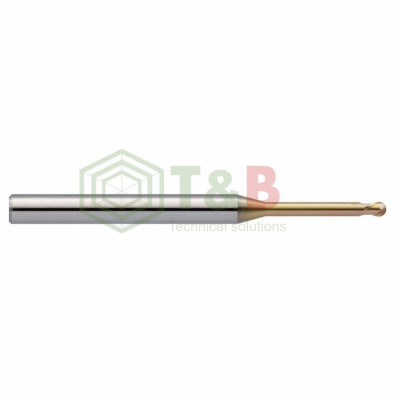 Dao Cầu Cổ Dài R0.5 x 4 x 45L Union Tool Model HSLB2010-040,Dao phay ngón gia công sau nhiệt