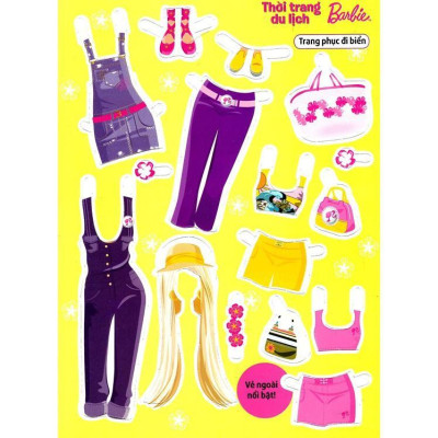 Sách Ghép Hình Barbie Thủ Công Dựng Hình Thời Trang Thời Trang Du Lịch - Tân Việt Books