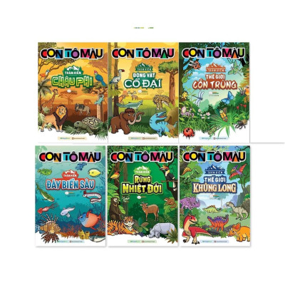 Sách - Con Tô Màu Thám Hiểm - Chọn Lẻ 4 Chủ Đề - Megabook