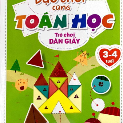Dạo Chơi Cùng Toán Học - Trò Chơi Dán Giấy (3-4 Tuổi)