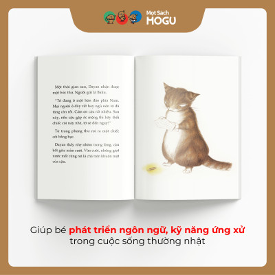 Truyện Ehon bé 3-4-5 tuổi - Mèo Dayan - Giấc mơ ngon lành của Dayan