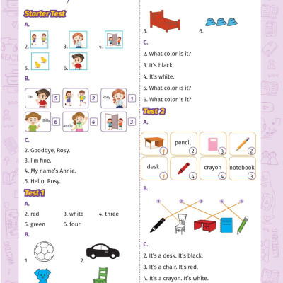 Super Test - Đề Kiểm Tra Nhanh Tiếng Anh Cho Học Sinh Lớp 1