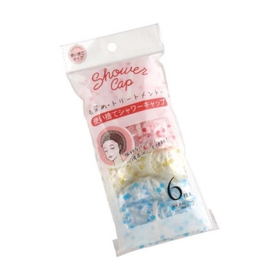 Set 06 mũ tắm trùm đầu chấm bi free size