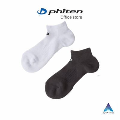 Tất thể thao Phiten cổ ngắn (2 đôi) AL907170/AL907173/AL907175/AL907270/AL907273/AL907275