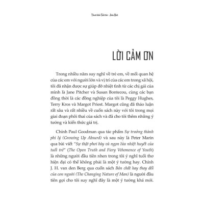 Sách - Thoát Khỏi Tuổi Thơ - John Holt - Book Hunter