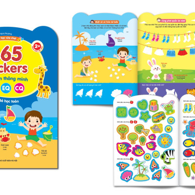 Trọn Bộ 6 Cuốn 2000+ Stickers Bóc Dán Thông Minh (Dành Cho Trẻ Từ 2-6 Tuổi) - Giúp bé phát triển IQ, EQ, CQ
