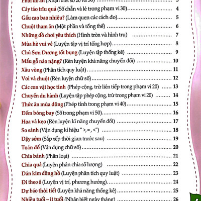 Dạo Chơi Cùng Toán Học - Trò Chơi Dán Giấy (5-6 Tuổi)