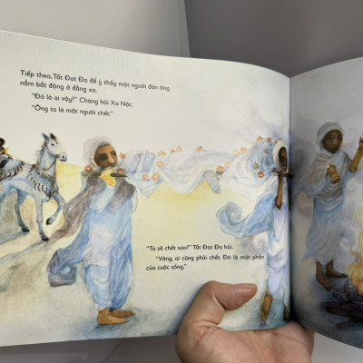 (Minh hoạ màu) CHUYỆN KỂ VỀ CUỘC ĐỜI ĐỨC PHẬT - Heather Sanche – Kiều Anh Tú dịch - Thái Hà Books