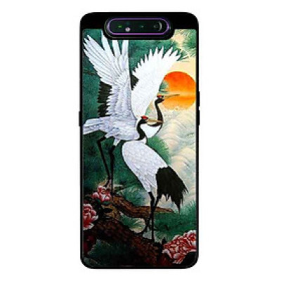 Ốp Lưng Dành Cho Samsung A80 mẫu Chim Hạc - Hàng Chính Hãng