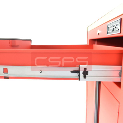Tủ dụng cụ CSPS 61cm - 01 hộc kéo màu đỏ mặt ván gỗ