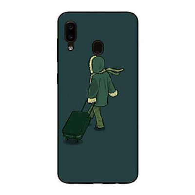 Ốp Lưng in cho Samsung A20 / A30 Mẫu Chàng Xách Valị - Hàng Chính Hãng