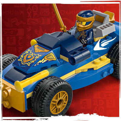 LEGO NINJAGO 71840 Đồ Chơi Lắp Ráp Rogue Vs. Drix: Trận Chiến Siêu Xe (111 chi tiết)