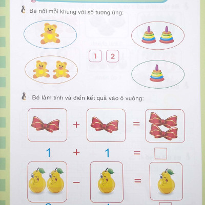 Bé Chuẩn Bị Vào Lớp 1 - Bé Làm Quen Chữ Số (Quyển 4)