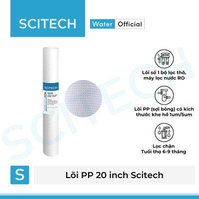 Lõi PP 20 inch 5 micron - Lõi số 1 máy lọc nước RO, bộ lọc thô - Hàng chính hãng