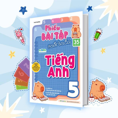 Sách - Phiếu Bài Tập Cuối Tuần Tiếng Anh 5
