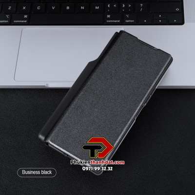 Bao da cho SamSung Galaxy Z Fold6 chính hãng Nillkin QIN có ngăn đựng bút - Hàng nhập khẩu