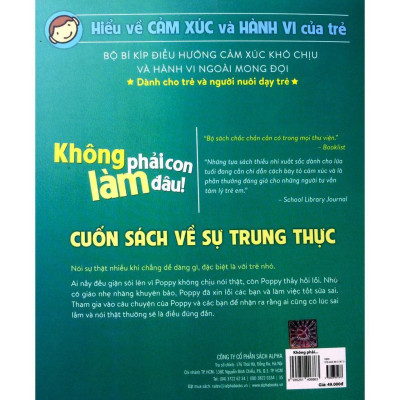 Sách - Hiểu về cảm xúc và hành vi của trẻ - Không phải con làm đâu!