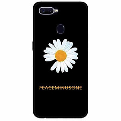 Ốp lưng in cho Realme 2 Pro Mẫu Cúc To Nền Đen