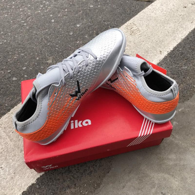 Đôi giày cao cấp thể thao bóng đá, Giày Wika Flash Xám chính hãng đá bóng sân cỏ nhân tạo Full box