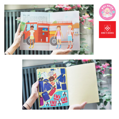 Sách Sticker Bóc Dán Quần Áo Búp Bê Cho Bé Gái - Sticker Dolly Dressing - Đinh Tị