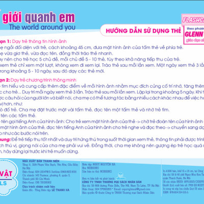 Sách - Flashcard Thế giới quanh em - Giáo dục theo phương pháp Glenn Doman