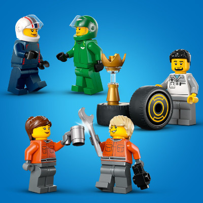 Đồ Chơi Lắp Ráp Xe Vận Chuyển Xe Đua F1 LEGO CITY 60445 (1086 chi tiết)