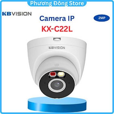 Camera dome Wifi KBVISION KX-C22L 2MP, tích hợp mic, phát hiện con người, chống nước - Hàng chính hãng