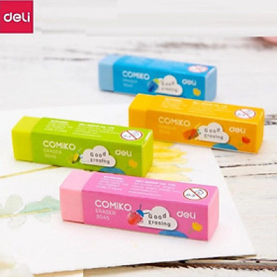 Combo 4 viên gôm tẩy màu 4B Deli 3045 / Tẩy Comiko Deli E3045