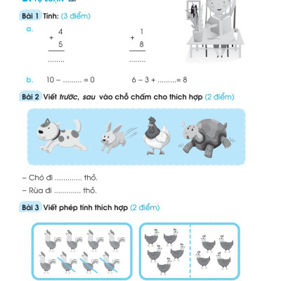Sách - Đề Ôn Luyện Và Tự Kiểm Tra Toán Lớp 1 - Tập 1