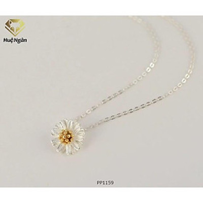 Dây chuyền bạc 925 Huệ Ngân - Cúc họa mi PP1159