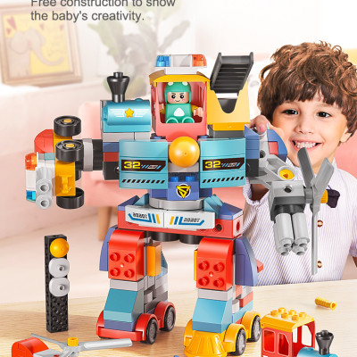 FEELO - 1199 -  Lắp Ráp Robot Chiến Binh (172 Chi Tiết)
