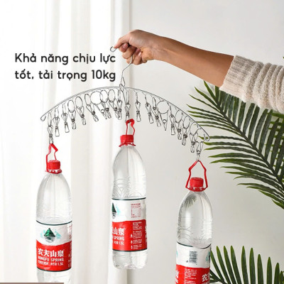 Móc Treo Quần Áo, Móc Phơi Đồ Trẻ Em Inox Kẹp Chống Rơi, Móc Treo Tất, Vớ, Đồ Lót Nhiều Kiểu Dáng