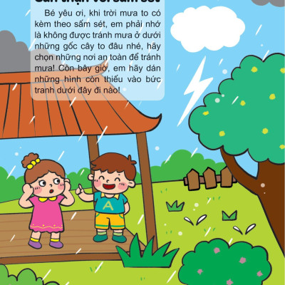 Hình Dán Thú Vị Rèn Trí Thông Minh - An Toàn Mạnh Khỏe (Dành Cho Trể Từ 2-6 Tuổi)