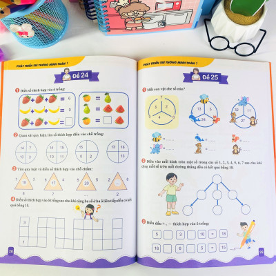 Phát triển trí thông minh toán lớp 1 (Cánh diều & kết nối cùng học để phát triển năng lực)