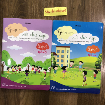 Sách - Combo Giúp em viết chữ đẹp lớp 4 - tập 1 + 2 (Kết Nối) (KP)