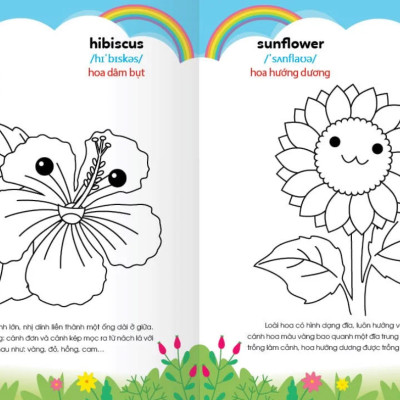 Colouring 365 Ngày Tô Màu - Khám Phá Thế Giới Phát Triển Trí Tuệ - Cuốn 3: Hoa, Quả, Rau Củ