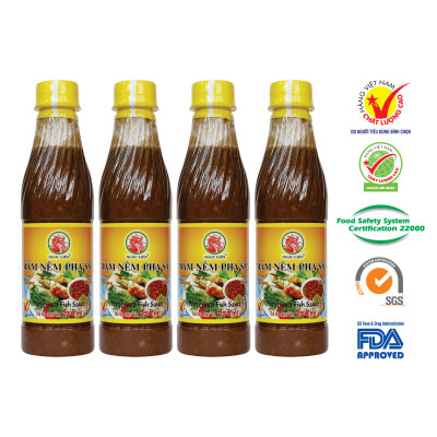 4 Chai Mắm Nêm Pha Sẵn 250ml Ngọc Liên 