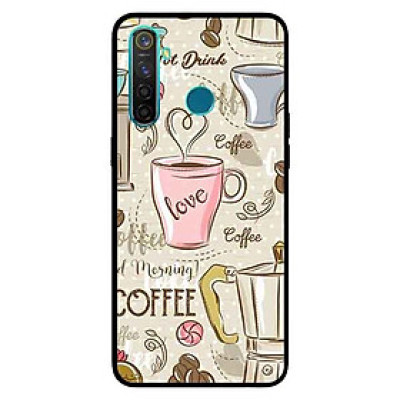Ốp Lưng in cho Realme 5 Pro / Realme Q Mẫu Họa Tiết Cà Phê - Hàng Chính Hãng